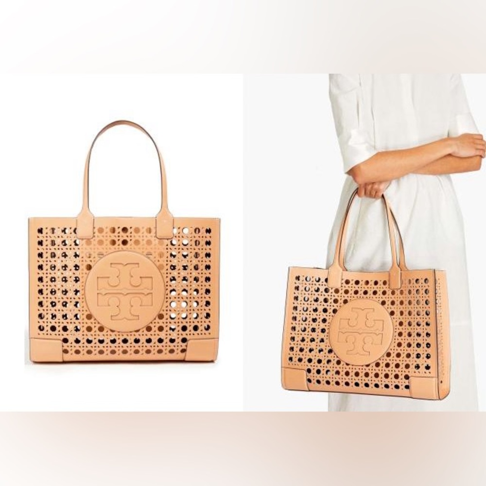 ISO TORY BURCH BASKETWEAVE ELLA LARGE - Picture 3 of 3